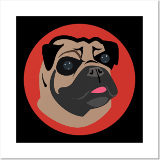 Pug Life - Cool Funny Design For Dog Lovers, Pug Fans, Cute Pug Gift Posters and Art